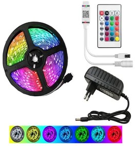 Ταινία LED RGB με κοντρόλ 5 Μέτρα Rixme 5050 RZ-138