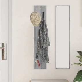 vidaXL Τοίχου Κρεμάστρα Επιτοίχιο Γκρι sonoma 20 x 1.5 x 100 εκ