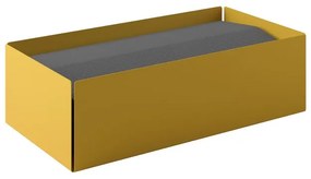 Θήκη Για Χειροπετσέτες Ανοξείδωτη Matt Yellow 25x13x7,5εκ. Pam &amp; Co 121-603