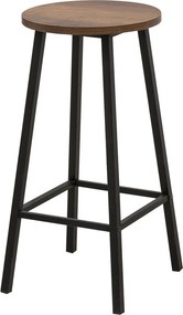 Σκαμπό Μαύρο GEDEL 32x32x62