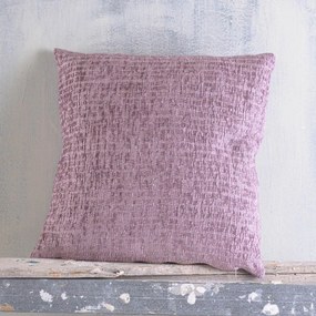Μαξιλαροθήκη Διακοσμητική Rachell Purple Ρυθμός 40Χ40 Chenille,Cotton,Polyester