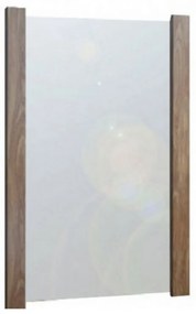 Intrahome Καθρέπτης σε χρώμα καρυδί 75x90 Intrahomesa-00652334