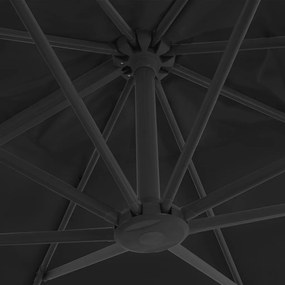 Ομπρέλα Κρεμαστή Ανθρακί 300 x 300 εκ. με Ιστό Αλουμινίου - Ανθρακί