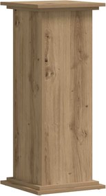 vidaXL Βάσεις Φυτών Αρτισιανή Δρυς 33x33x80 εκ. Επεξ. Ξύλο