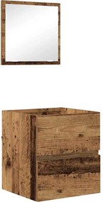 vidaXL Ντουλάπι Μπάνιου Παλιό Ξύλο 41 x 38,5 x 45 cm
