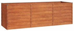 vidaXL Ζαρντινιέρα Σκουριασμένο 240x80x77 εκ. Ατσάλι Σκληρυθέν Αέρα