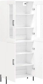vidaXL Ντουλάπι Λευκό 69,5x34x180 εκ. από Επεξεργασμένο Ξύλο