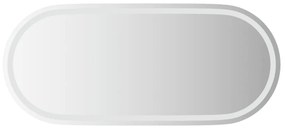 vidaXL Καθρέφτης Μπάνιου με LED Οβάλ 100 x 45 εκ.