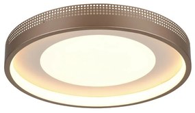 Φωτιστικό Οροφής - Πλαφονιέρα Solea 656610165 36W 4700lm 3000K 40x7,5cm Coffee Trio Lighting