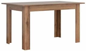 Τραπέζι Boston 308, Σκούρα βελανιδιά delano, 78x80x138cm, 24 kg, Πλαστικοποιημένη μοριοσανίδα | Epipla1.gr
