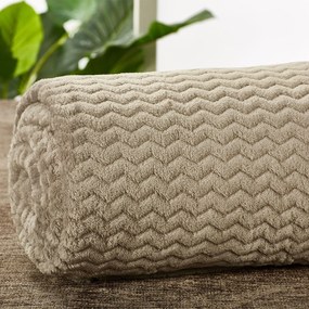 Κουβέρτα Fleece Υπέρδιπλη (220x240) Whitegg Pop Corn AW2023 Γκρι
