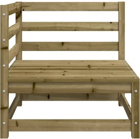 vidaXL Καναπές Κήπου Γωνιακός 70x70x67 εκ. Επεξ. Πεύκου
