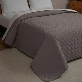 Κουβερλί Υπέρδιπλο (220x240) 2 Όψεων AdamHome Mistral Grey