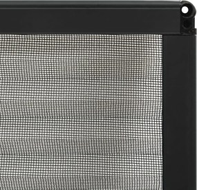 vidaXL Σήτα Παραθύρου Πλισέ Ανθρακί 80 x 160 εκ. από Αλουμίνιο