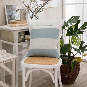 Μαξιλαροθήκη Διακοσμητική Gella 08 Light Blue Teoran 43X43 Cotton-Polyester
