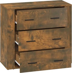 vidaXL Ντουλάπι Καπνιστή Δρυς 80x33x70 εκ. από Επεξεργασμένο Ξύλο