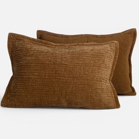 Ζεύγος Μαξιλαροθήκες (52x72) Nef-Nef Homeware Elements Brave D.Olive