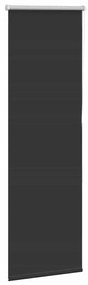 vidaXL Ρολέρ Μπλακάουτ Μαύρο 55x130 cm Πλάτος υφάσματος 50,7 cm