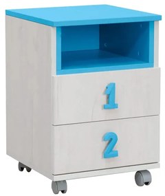 MATIS Κομοδίνο παιδικό Numero 2f Μπλε Matis585419