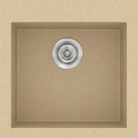 Sanitec Classic 339 (50×50) - Γρανιτένιος νεροχύτης - Granite Cappuccino