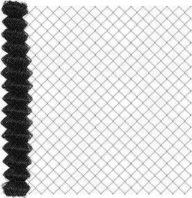 vidaXL Φράχτης αλυσίδας Γκρι 10 x 1,6 m Ατσάλι