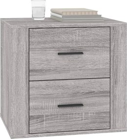 vidaXL Κομοδίνο Γκρι Sonoma 50x39x47 εκ.