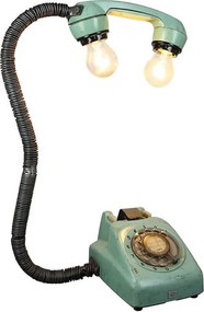 EXTREME INTERIOR DESIGN METAL LAMP OLD PHONE H 84211