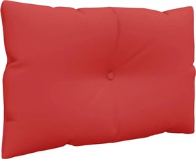 vidaXL Μαξιλάρια Παλέτας 2 τεμ. Κόκκινα Υφασμάτινα