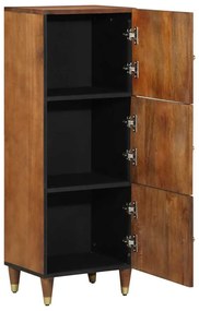 vidaXL Highboard με συρτάρι Καφέ 40 x 33.5 x 110 εκ Μασίφ ξύλο μάνγκο
