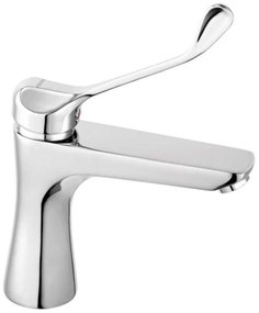 Μπαταρία Νιπτήρος Για ΑΜΕΑ Algeo Square BAQM2 Chrome Ferro Metal