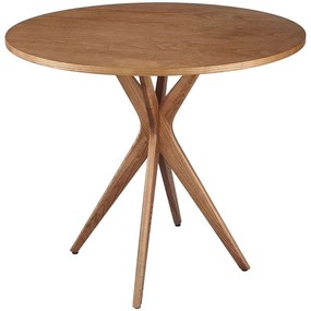 Τραπέζι Jubi JUBITLROOAK Φ90x73cm Oak Mdf, Wood