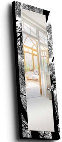 Καθρέπτης Τοίχου 755MER1156 40x120cm Black-White Wallity Wood