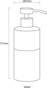 Doppio sand 325 ml δοχείο κρεμοσάπουνου Sealskin