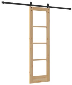 vidaXL Συρόμενη Πόρτα με κιτ εξαρτημάτων 'ORKDAL'61x198,5 εκ