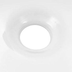 vidaXL Νιπτήρας Τριγωνικός Λευκός 645 x 455 x 115 χιλ. Κεραμικός