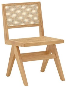 Καρέκλα Brenin 263-000023 45x56x82cm Natural Rubberwood,Rattan