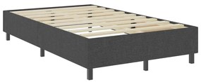 vidaXL Πλαίσιο Κρεβατιού Boxspring Γκρι 120 x 200 εκ. Υφασμάτινο