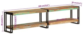 vidaXL Έπιπλο Τηλεόρασης 180 x 30 x 40 εκ. από Μασίφ Ανακυκλωμένο Ξύλο