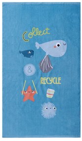 ΠΑΙΔΙΚΗ ΠΕΤΣΕΤΑ ΘΑΛΑΣΣΗΣ COLLECT &amp; RECYCLE 70X120 PETROL - Nef-Nef Homeware