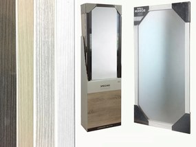Καθρέπτης Ξύλο/Γυαλί  34x114cm Σε 4 Αποχρώσεις-06510269