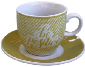 Σετ 6τεμ. Φλιτζάνια Καφέ 90cc BE POSITIVE DG08-0216 - Max.Home®