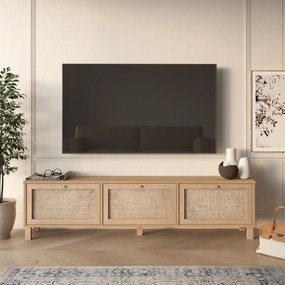 Έπιπλο Τηλεόρασης Δρυς CROBOR 180x32x45.6
