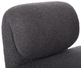 Πολυθρόνα HARTT C9777.01 Γκρί Teddy Ύφασμα 84x74x87Yεκ. 84x74x87 εκ.