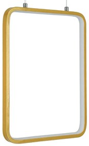 Φωτιστικό Οροφής Neroba 61305 29x2x36cm Led 1980lm 18W Gold GloboStar