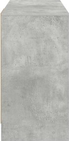 vidaXL Γραφείο Σκυρόδεμα Γκρι 100 x 40 x 75 cm Επεξεργασμένο Ξύλο