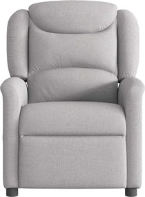 vidaXL Ανακλινόμενη καρέκλα Γκρι σύννεφο Ύφασμα