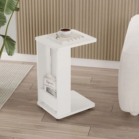 Βοηθητικό Τραπεζάκι Λευκό FRALUL 32x55x42