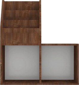 vidaXL Παιδικό Ράφι Περιοδικών Καφέ Δρυς 71x30x78,5 εκ. Επεξεργ. ξύλο