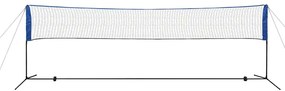 vidaXL Σετ Φιλέ Μπάντμιντον 500 x 155 εκ. με Μπαλάκια Μπάντμιντον