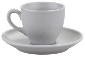 Σετ Φλυτζάνια Καφέ 6τμχ Πορσελάνης Grey Matte Moderna Kutahya 100ml KXCT720159